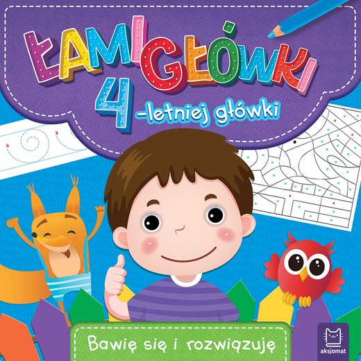 okładka Łamigłówki 4-letniej główki. Bawię się i rozwiązuję książka