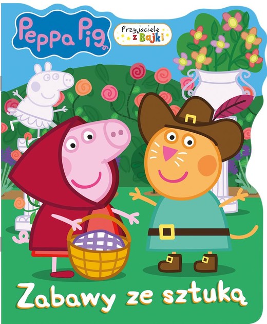 okładka Peppa Pig. Przyjaciele z bajki. Zabawy ze sztuką książka