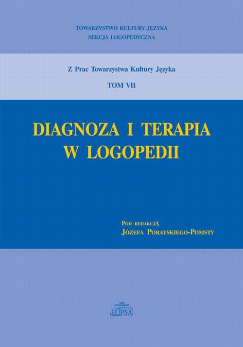 okładka Diagnoza i terapia w logopedii ebook | pdf | Opracowania Zbiorowe