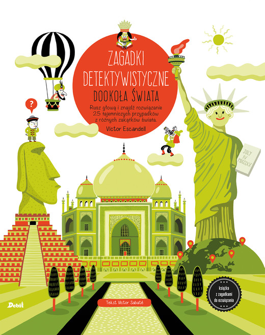 okładka Zagadki detektywistyczne. Dookoła świata książka