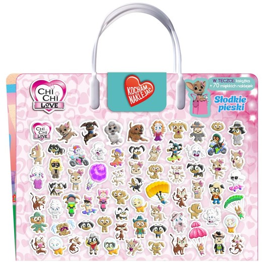 okładka Chi chi love. Kocham naklejac cz.1 książka | null null