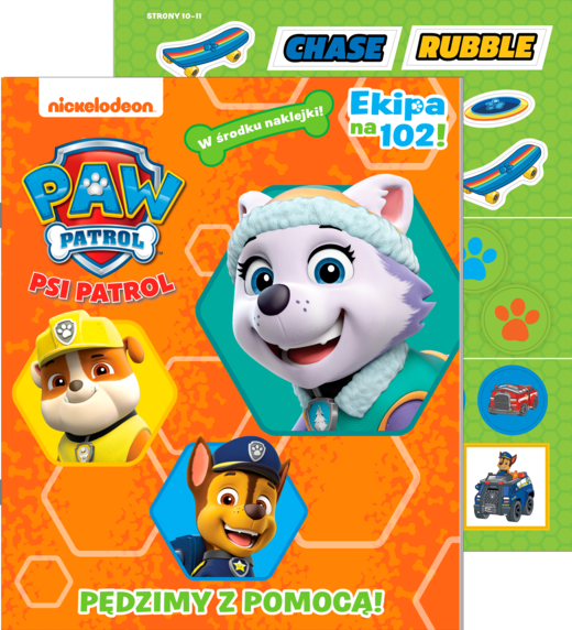 okładka Psi Patrol Ekipa na 102! Część 51 Pędzimy z pomocą! książka