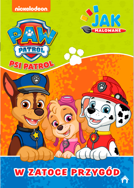 okładka Psi Patrol. Jak malowane cz. 1 W zatoce przygód książka