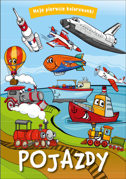 okładka Moje pierwsze kolorowanki. Pojazdy książka