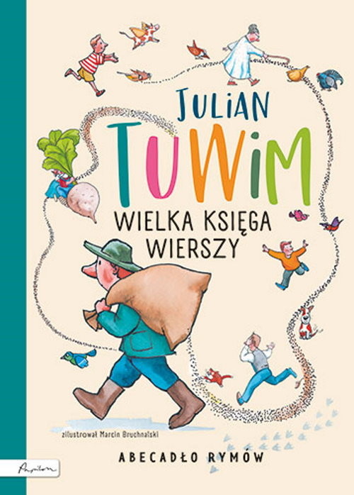 okładka Wielka księga wierszy Abecadło rymów książka | Julian Tuwim