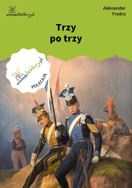 okładka Trzy po trzy ebook | epub, mobi | Aleksander Fredro