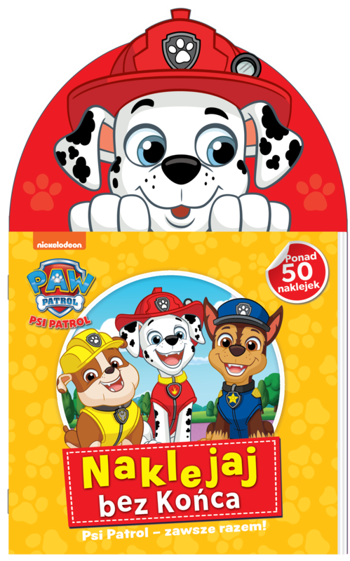 okładka Psi Patrol Naklejaj bez końca Część 5 Psi Patrol zawsze razem! książka