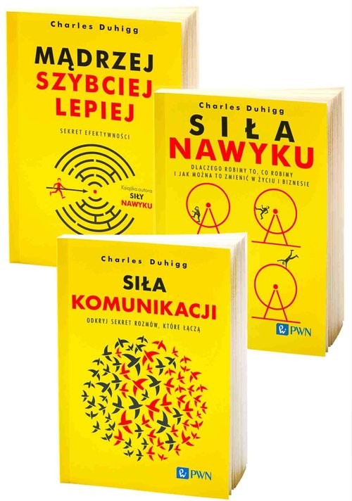 okładka Rozwój osobisty z Duhiggiem - PAKIET książka | Charles Duhigg