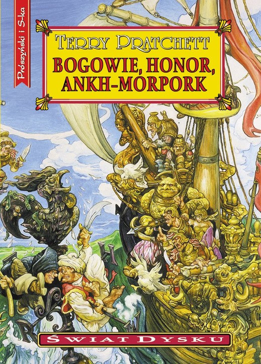 okładka Bogowie, honor, Ankh-Morpork książka | Terry Pratchett