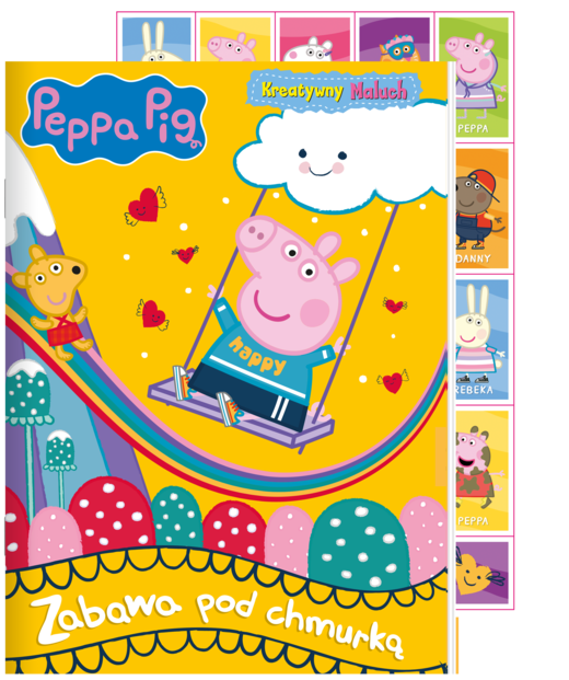 okładka Peppa Pig Kreatywny maluch Zabawa pod chmurką! książka