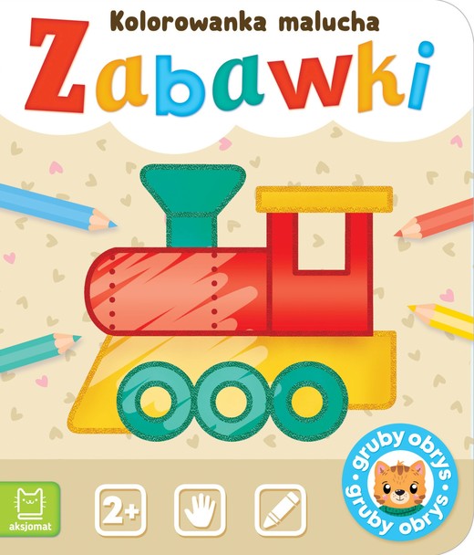 okładka Zabawki. Kolorowanka malucha książka
