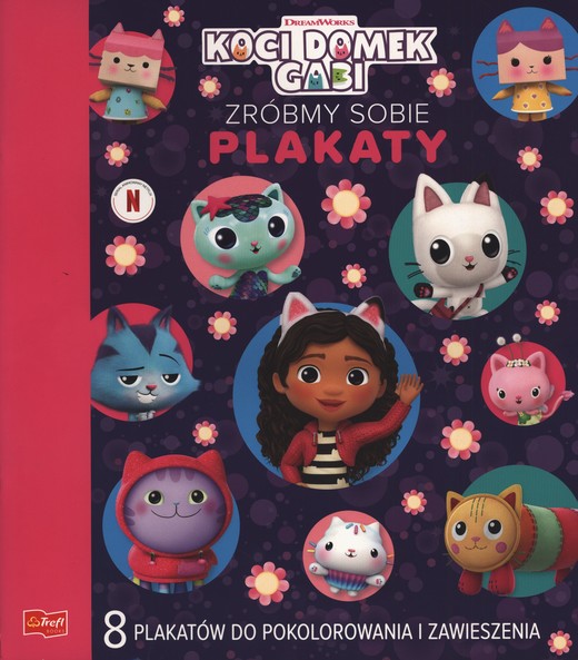 okładka Zróbmy sobie plakaty. Koci Domek Gabi książka