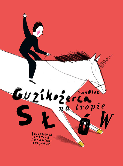 okładka Guzikożerca na tropie słów książka | Olga Ptak