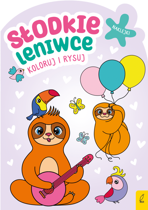 okładka Słodkie leniwce. Koloruj i rysuj książka