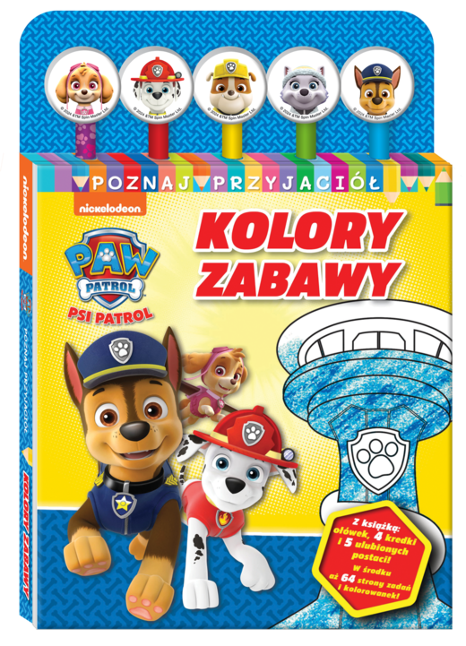 okładka Kolory zabawy. Psi Patrol Poznaj przyjaciół książka