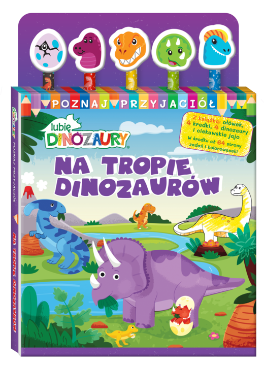 okładka Na tropie dinozaurów. Lubię Dinozaury. Poznaj przyjaciół książka