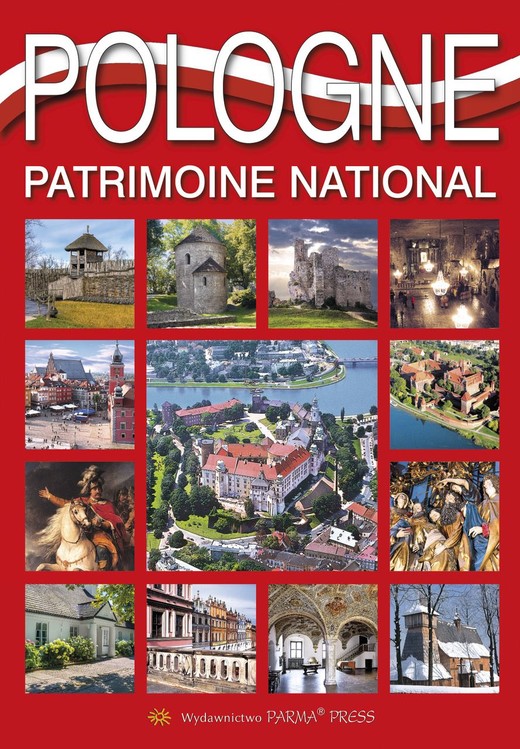 okładka Polska dziedzictwo narodowe wer. francuska książka