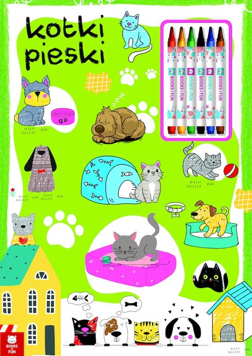 okładka Kotki pieski książka