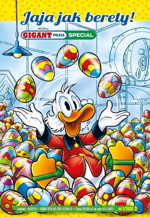 okładka Jaja jak berety! Gigant Poleca Special. Tom 1/2024 książka