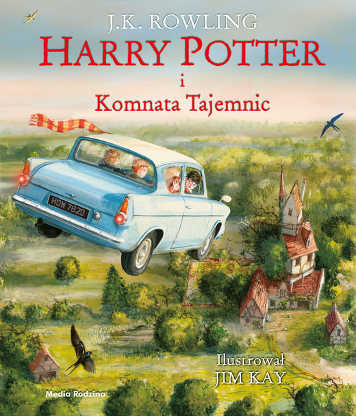 okładka Harry Potter i komnata tajemnic  wyd. ilustrowane książka