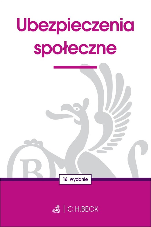 okładka Ubezpieczenia społeczne wyd. 16 książka
