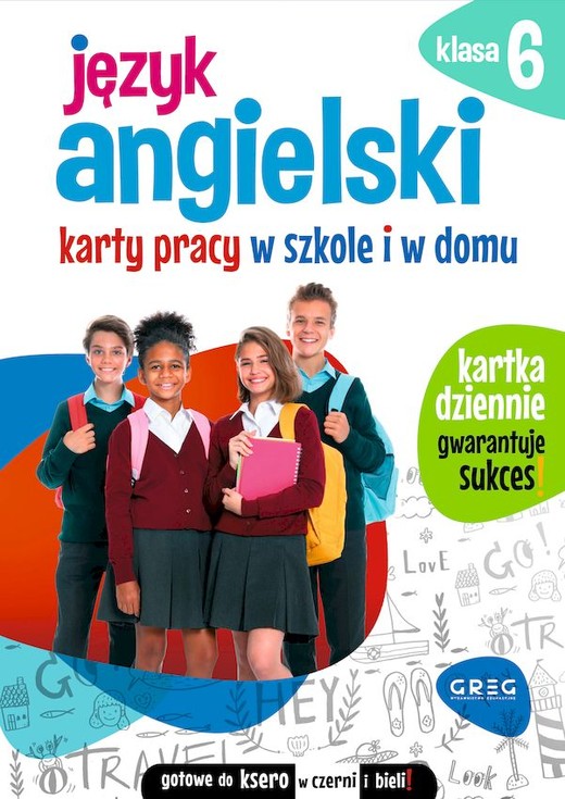 okładka Język angielski. Karty pracy w szkole i w domu. Klasa 6 książka