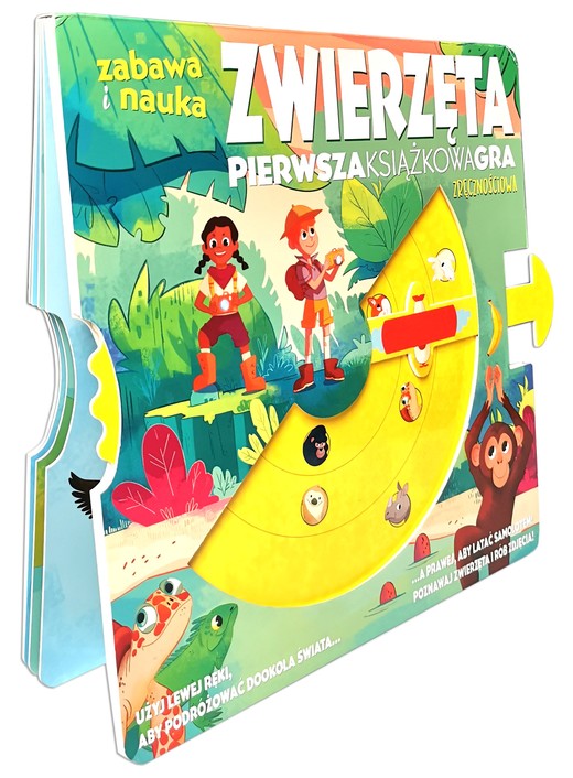 okładka Zwierzęta. Pierwsza książkowa gra zręcznościowa książka | Paolo Mancini