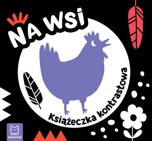 okładka Na wsi. Książeczka kontrastowa książka