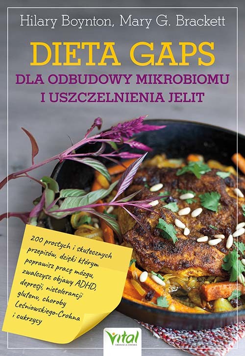 okładka Dieta GAPS dla odbudowy mikrobiomu i uszczelnienia jelit książka