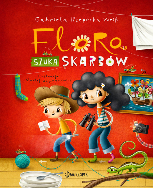 okładka Flora szuka skarbów. Flora. Tom 3 książka | Rzepecka-Weiss Gabriela