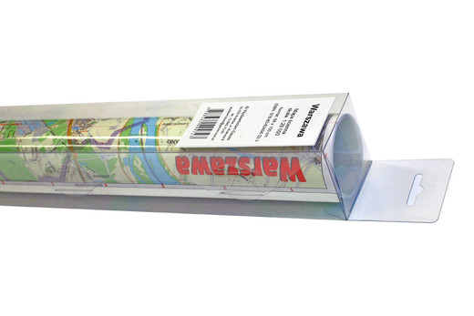 okładka Warszawa. Mapa ścienna 1:28 000 książka