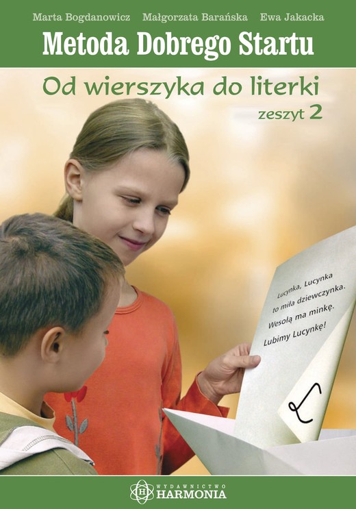okładka Metoda Dobrego Startu Od wierszyka do literki zeszyt 2 książka