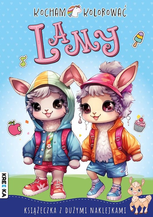 okładka Lamy. Kocham kolorować książka