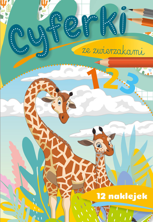 okładka Cyferki ze zwierzakami książka