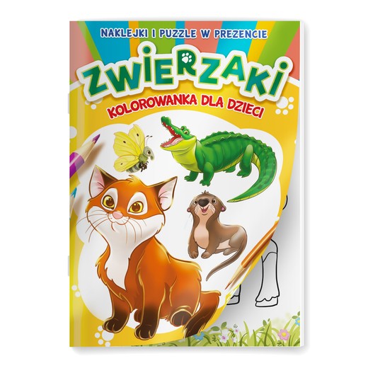 okładka Zwierzaki. Kolorowanka dla dzieci książka