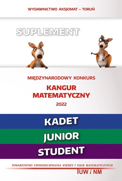 okładka Matematyka z wesołym kangurem 2022 Kangur 7 książka