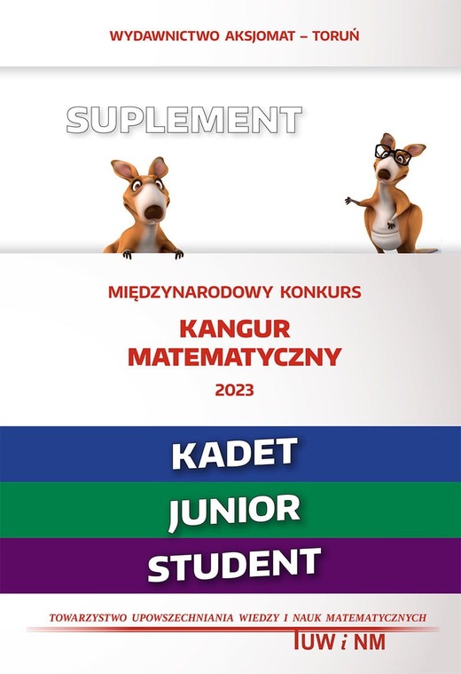 okładka Matematyka z wesołym kangurem 2023 Kangur7 książka