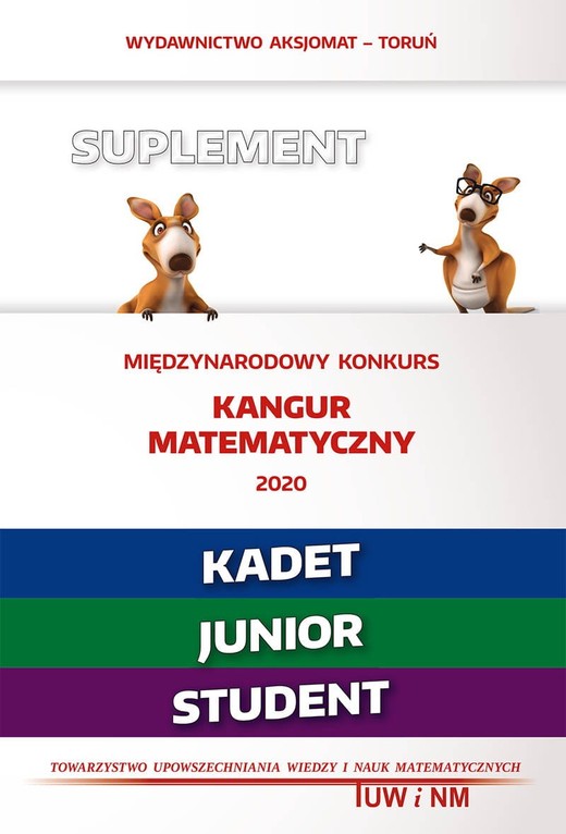okładka Matematyka z wesołym kangurem 2020 Kangur 7 książka