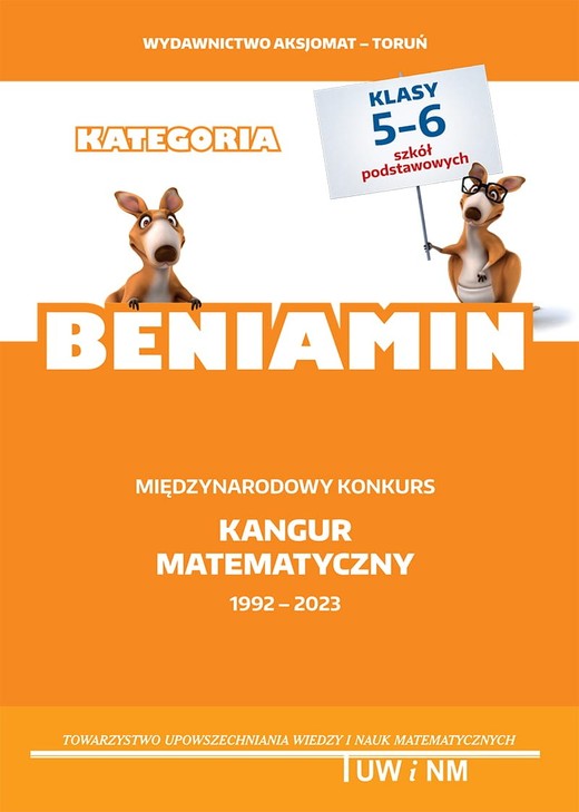 okładka Matematyka z wesołym kangurem Beniamin 2023 książka
