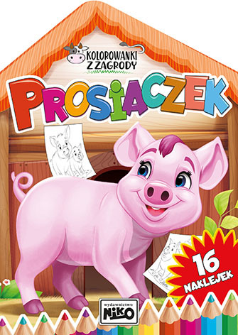 okładka Prosiaczek. Kolorowanki z zagrody książka