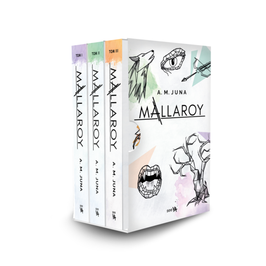 okładka Pakiet Mallaroy. Tomy 1-3 książka | A.M. Juna