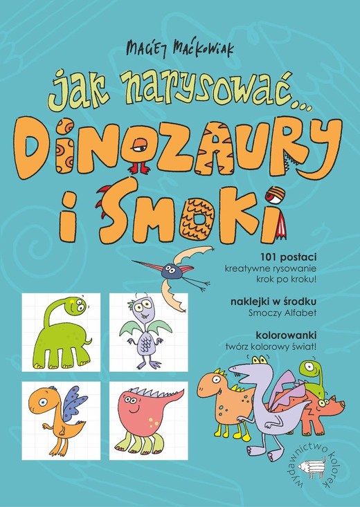 okładka Jak narysować... dinozaury i smoki książka