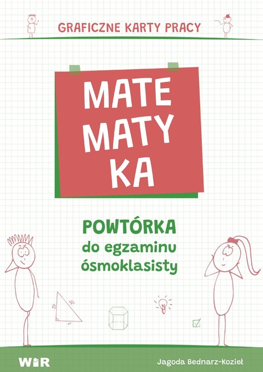 okładka Matematyka Powtórka do egzaminu ósmoklasisty Graficzne karty pracy książka