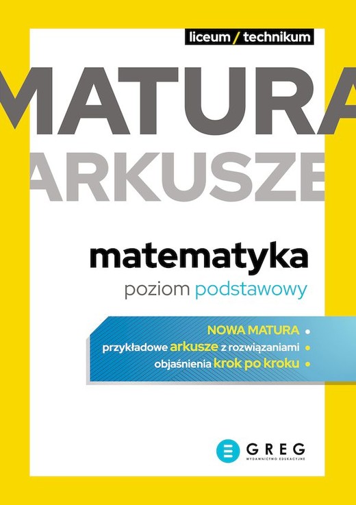 okładka Matematyka. Poziom podstawowy. Arkusze książka