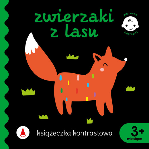 okładka Zwierzaki z lasu. Książeczka kontrastowa. Pierwsze książeczki książka | Opracowanie zbiorowe