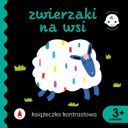 okładka Zwierzaki na wsi. Książeczka kontrastowa. Pierwsze książeczki książka | Opracowanie zbiorowe
