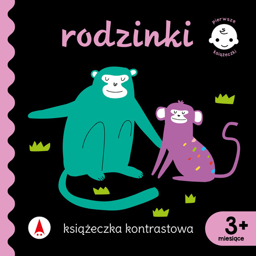 okładka Rodzinki. Książeczka kontrastowa. Pierwsze książeczki książka | Opracowanie zbiorowe