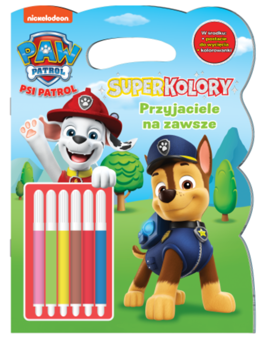 okładka Przyjaciele na zawsze. Psi Patrol. Superkolory książka | Opracowanie zbiorowe