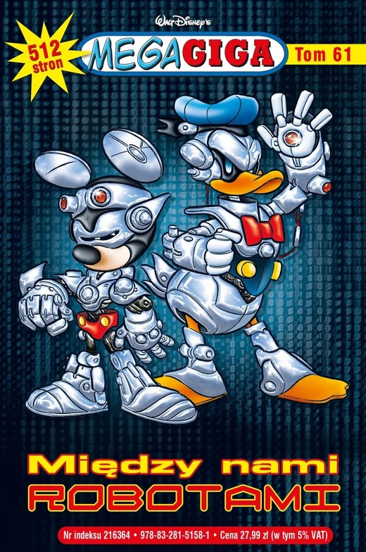 okładka Między nami robotami. MegaGiga. Tom 61 (3/2023) książka | Opracowanie zbiorowe