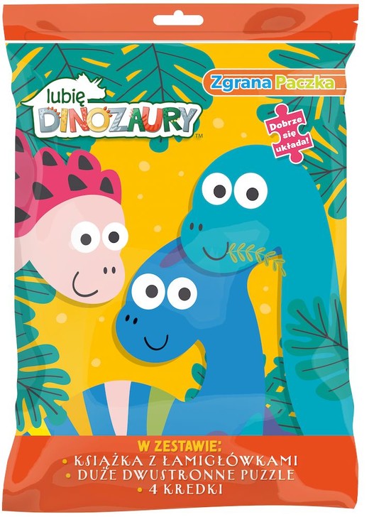 okładka Lubię dinozaury. Zgrana paczka książka | Opracowanie zbiorowe